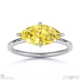 yellow lab grown diamond east west marquise cut solitaire engagement ring platinum with platinum metal and marquise shape diamond