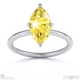 yellow lab grown diamond hidden halo marquise cut solitaire engagement ring white gold with 9k white gold metal and marquise shape diamond