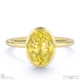 yellow natural diamond oval-cut basket bezel setting solitaire yellow natural gold engagement ring with 9k yellow gold metal and oval shape diamond