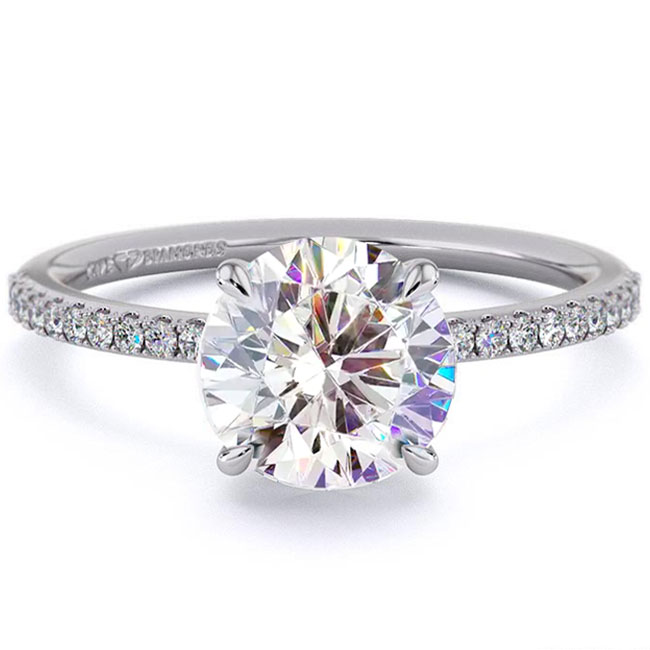 Soul Diamond Platinum Engagement Rings