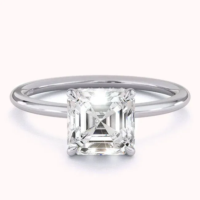 White Gold Engagement Ring Collection